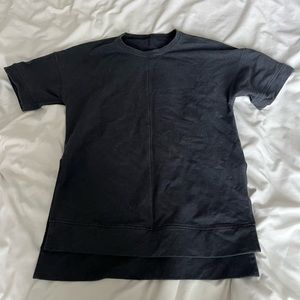 Lululemon High Slit Heavy Knit Workout Shirt